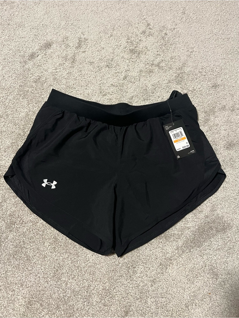 Under Armour Black Running Shorts